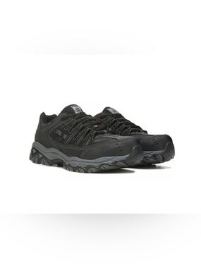 Skechers Men's Black Athletic Steel Toe Work Sneakers Size 7.5